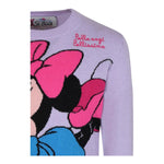 SAINT BARTH maglia girocollo tinta unita con stampa minnie Lilla per Bambina PRC000120 LILLA SAINT BARTH 