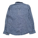 Trussardi Camicia Manica Lunga Tinta Unita per Bambino TBP26065CA BLU TRUSSARDI 