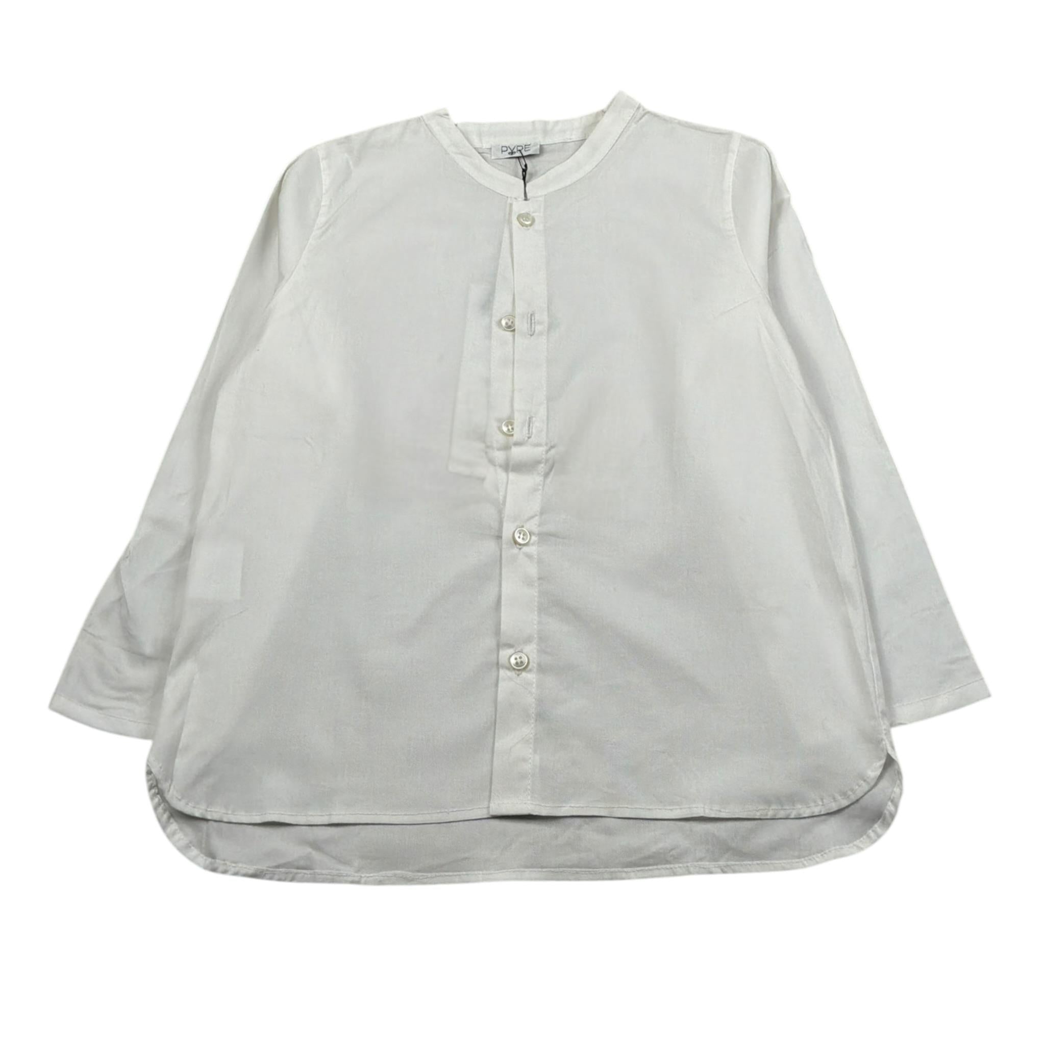 Pype Camicia Manica Lunga tinta unita Bianco per Bambino TENERIFEX BIANCO PYPE 