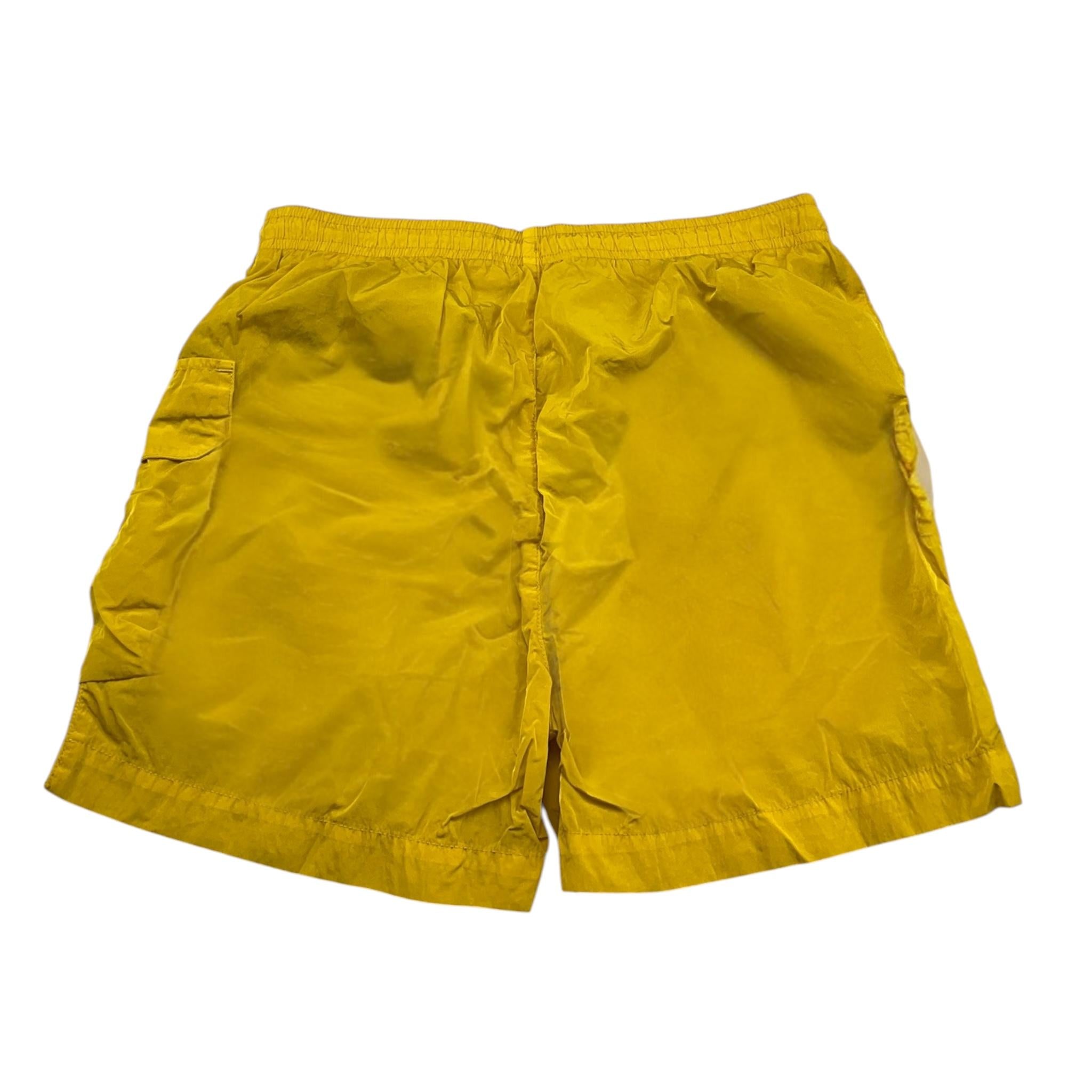 C.P. Company Costume Modello Boxer Tinta Unita con Logo per Bambino CUL002L3C00 GIALLO C.P. COMPANY 