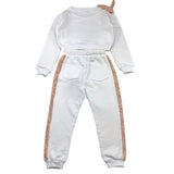 FUN & FUN completo 2pz felpa-pantalone tinta unita Bianco per Neonata FBST00955N BIANCO FUN & FUN 