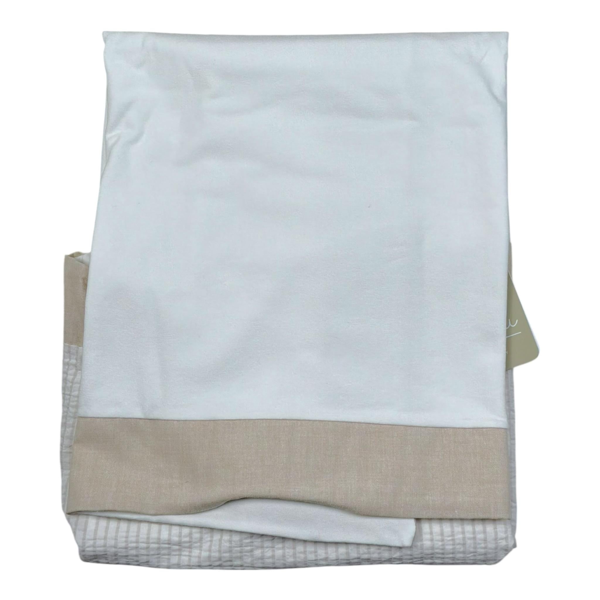 Lalalu' Coperta Tinta Unita con Stampa per Neonato COL2G BIANCO LALALU' 