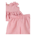 Twinset Completo 2 Pezzi Top-Short Tinta Unita per Neonata 251GJ2404 ROSA TWINSET 