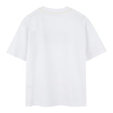 Timberland T-Shirt Girocollo Tinta Unita con Logo per Bambino T60430 BIANCO TIMBERLAND 