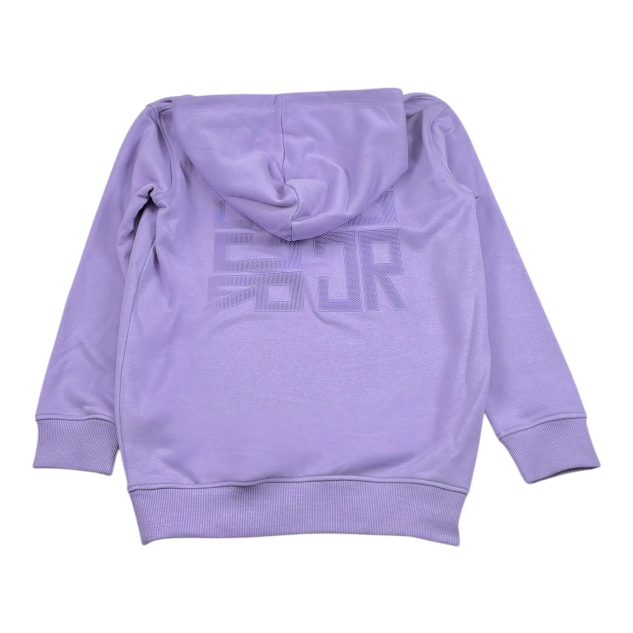 John Richmond Felpa Tinta Unita con Cappuccio E Stampa per Bambina RGP26006FE LILLA JOHN RICHMOND 