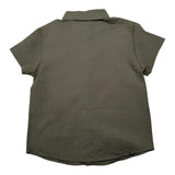 Lalalu' Camicia Mezza Manica Tinta Unita per Bambino CML150PBX VERDE LALALU' 