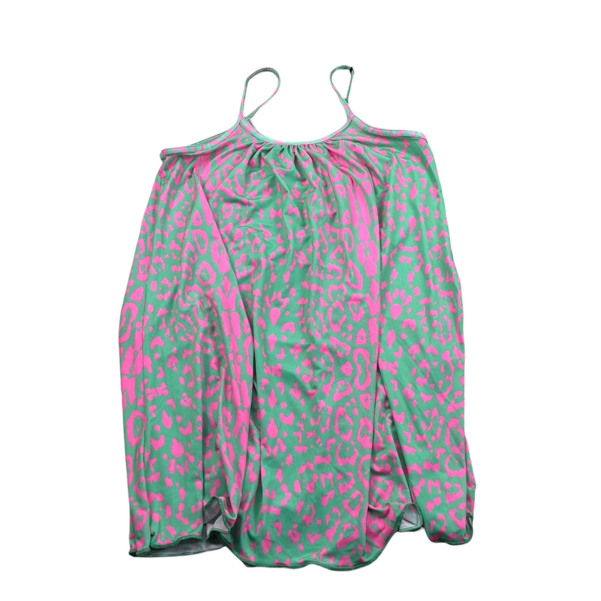 F**K Copricostume Tinta Unita con Fantasia  per Bambina FJ240407X02 VERDE ACQUA F**K 