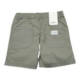 Pepe Feamo Bermuda Tinta Unita con Elastico In Vita per Bambino P8800837 VERDE PEPE JEANS 