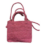 Saint Barth Borsa Tinta Unita con Logo E Tracolla per Bambina 00223L ROSA SAINT BARTH 