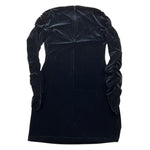 LIU JO abito manica lunga tinta unita in velluto  Nero per Bambina GF4177X NERO LIU JO 