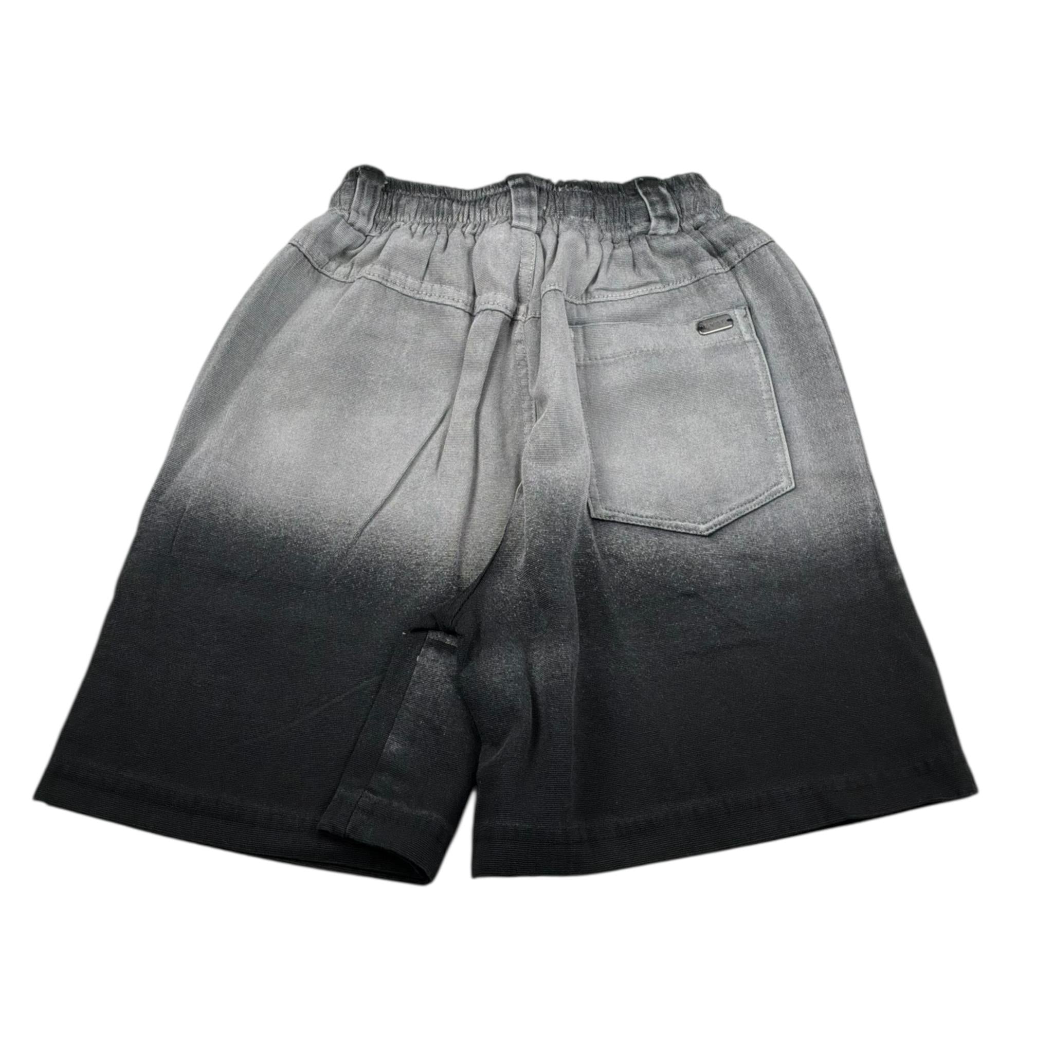 Syst Bermuda Tinta Unita con Elastico In Vita per Bambino CAMB5010 NERO SYST 