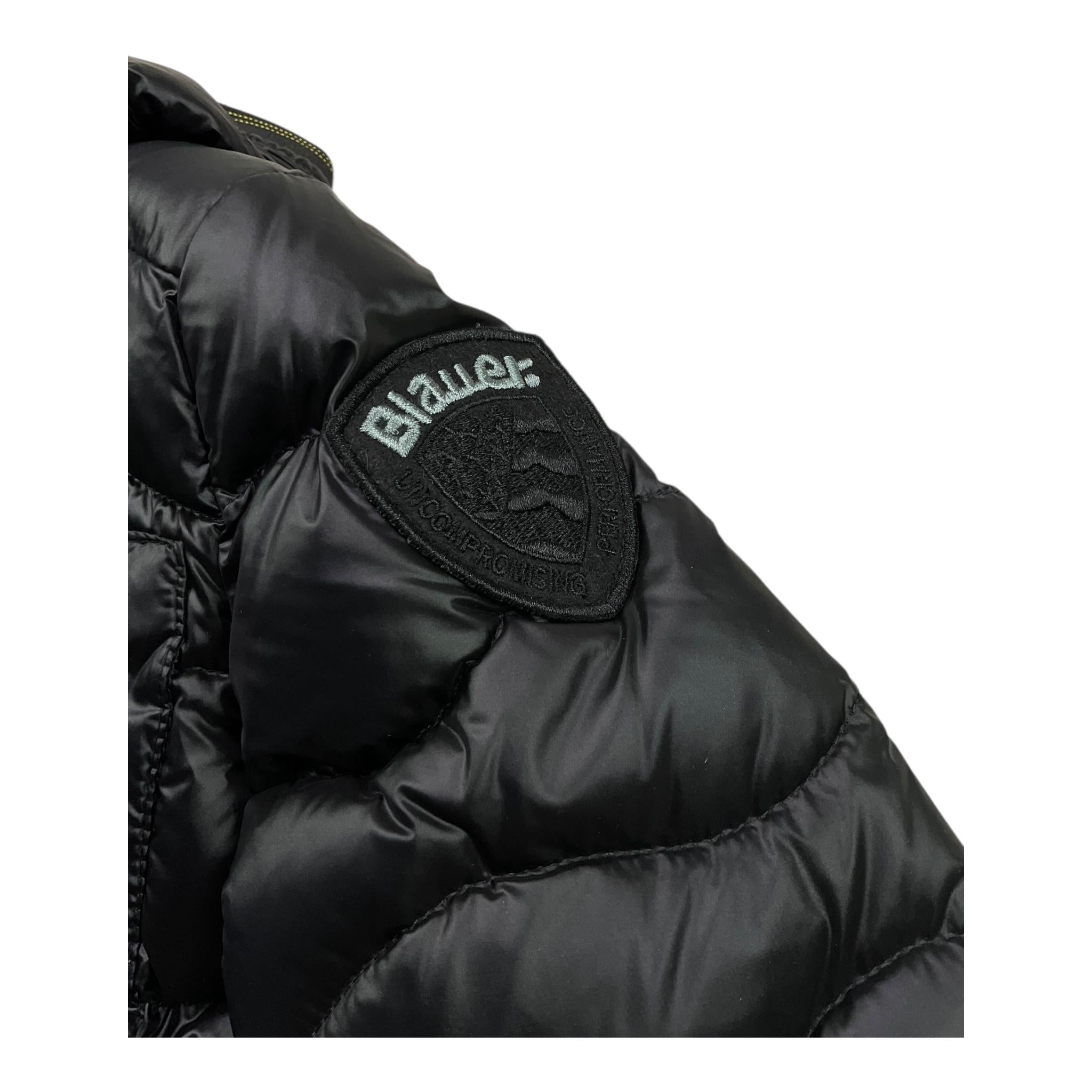 BLAUER giubbino tinta unita con zip e cappuccio Nero per Neonato 23WBLKC03230 NERO BLAUER 