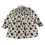 PICCOLA LUDO abito manica lunga tinta unita fantasia floreale Bianco per Neonata BS9WB0344N BIANCO PICCOLA LUDO 