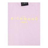 John Richmond T-Shirt Girocollo Tinta Unita con Stampa per Neonata RIP25002TSX LILLA JOHN RICHMOND 
