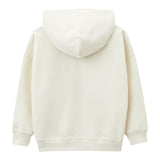 Calvin Klein Felpa Tinta Unita con Cappuccio E Stampa per Bambino IB0IB02460 BIANCO CALVIN KLEIN 