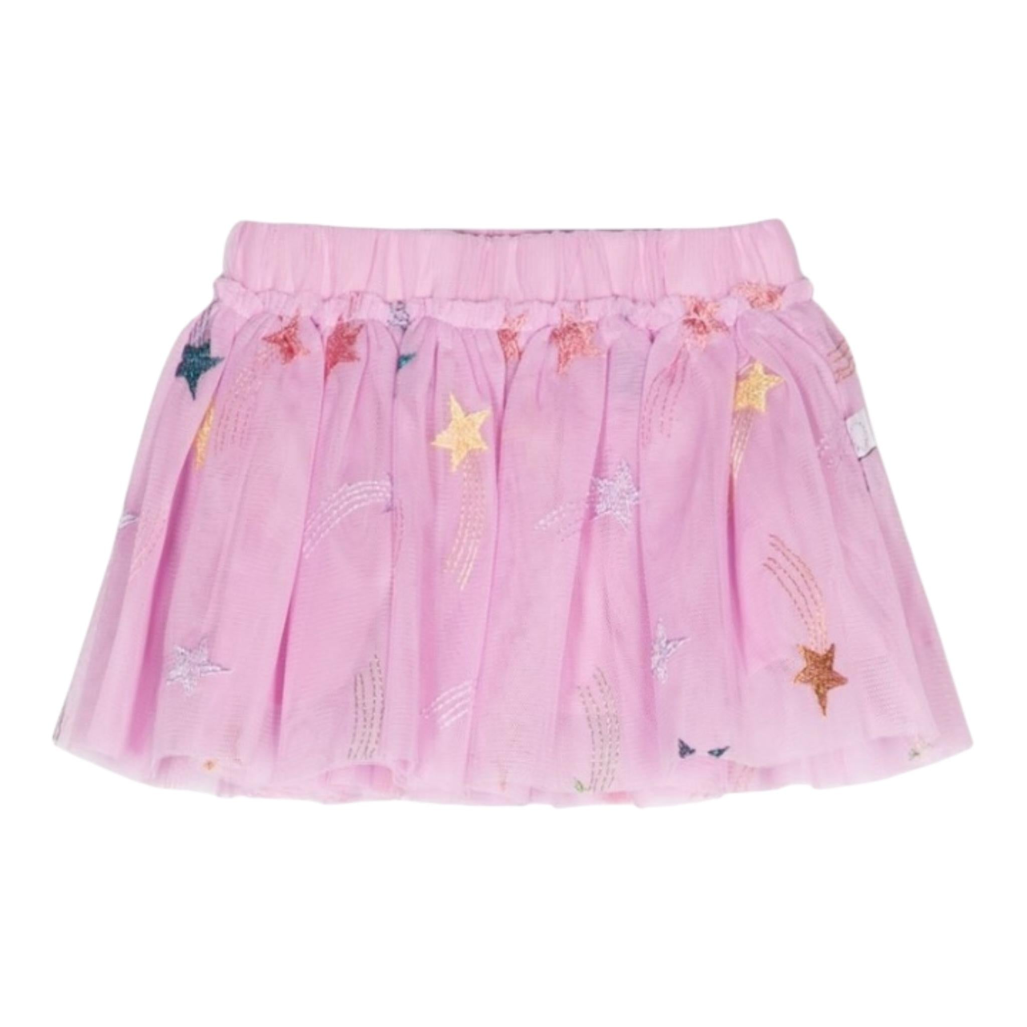 STELLA McCARTNEY gonna tinta unita con tulle Rosa per Neonata TV7041 ROSA STELLA McCARTNEY 
