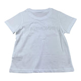Hinnominate T-Shirt Girocollo Tinta Unita con Stampa Bianco per Bambina