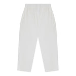 Dou Dou Pantalone Tinta Unita con Elastico In Vita per Bambina DW6P61X BIANCO DOU DOU 