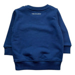 Trussardi Felpa Chiusa Girocollo Tinta Unita con Logo per Neonato TIP26001FE BLU TRUSSARDI 