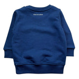 Trussardi Felpa Chiusa Girocollo Tinta Unita con Logo per Neonato TIP26001FE BLU TRUSSARDI 