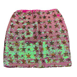 MARC ELLIS gonna tinta unita paillettata Rosa per Bambina JMJSK15730 ROSA MARC ELLIS 