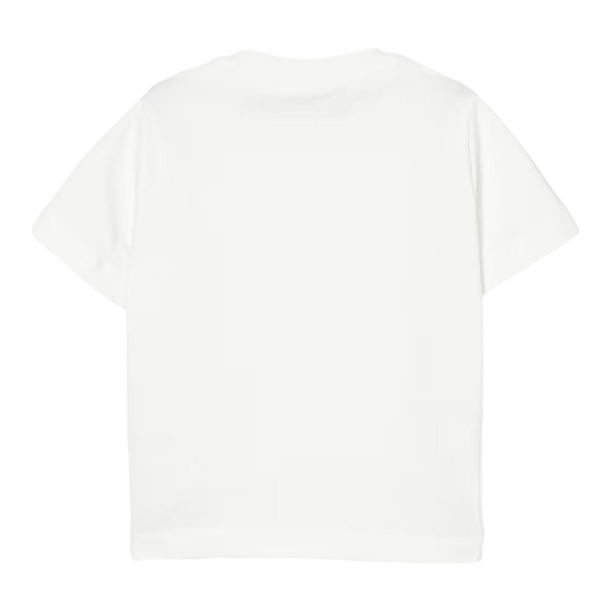 Elisabetta Franchi T-Shirt Girocollo Tinta Unita con Stampa per Neonata EGTS094 BIANCO ELISABETTA FRANCHI 