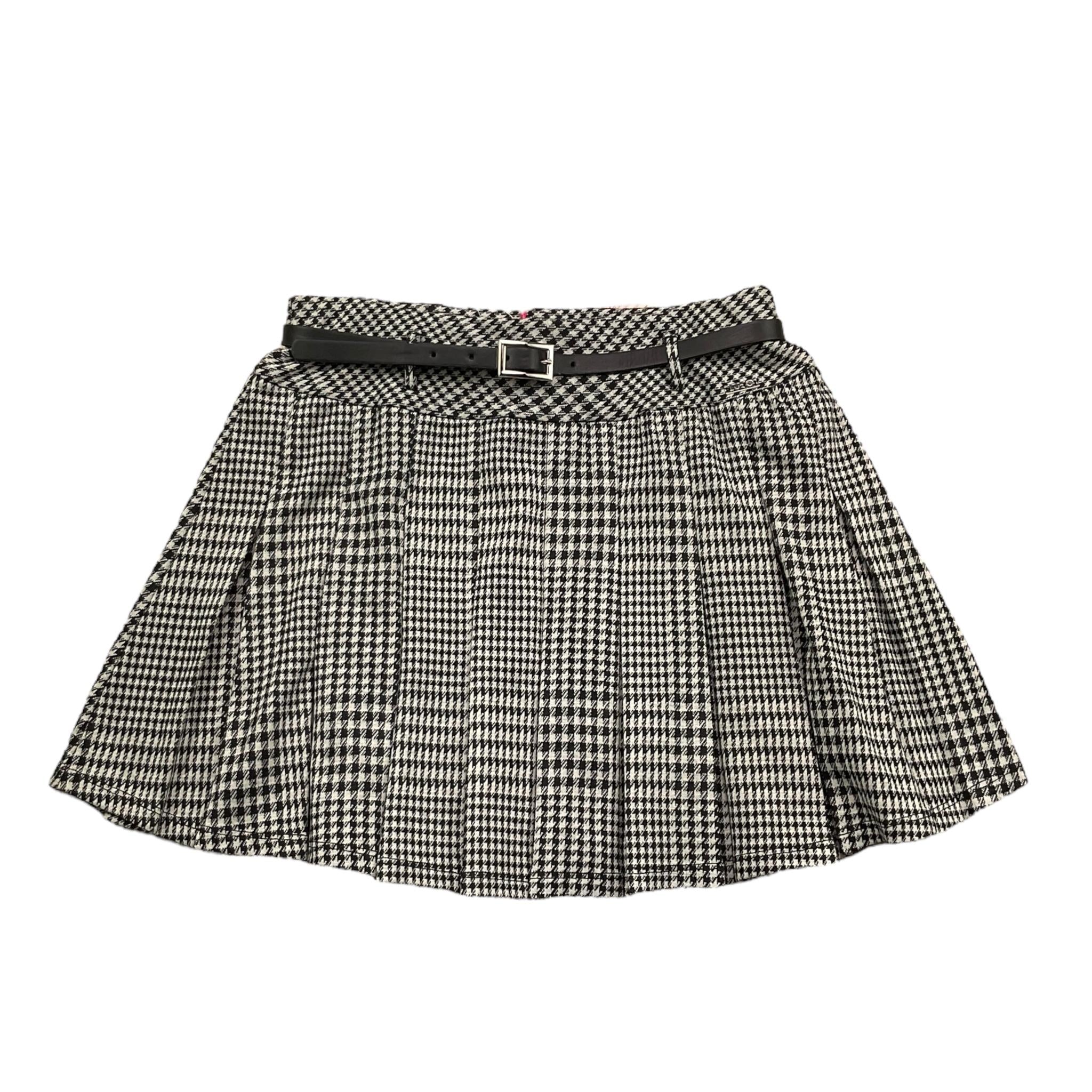 LIU JO gonna tinta unita con microfantasia Bianco per Bambina GF4220 BIANCO LIU JO 