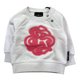 JOHN RICHMOND felpa girocollo tinta unita con stampa Bianco per Neonata RIA25071FE BIANCO JOHN RICHMOND 