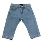 John Richmond Jeans Tinta Unita con Girovita Regolabile per Neonata RIP26042JE AZZURRO JOHN RICHMOND 