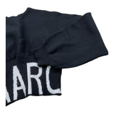 MARC ELLIS maglia crop tinta unita con logo Nero per Bambina JMJSW00171X NERO MARC ELLIS 