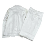 Neill Katter Completo 2 Pezzi Giacca-Pantalone Tinta Unita per Bambino 72219 BIANCO NEILL KATTER 