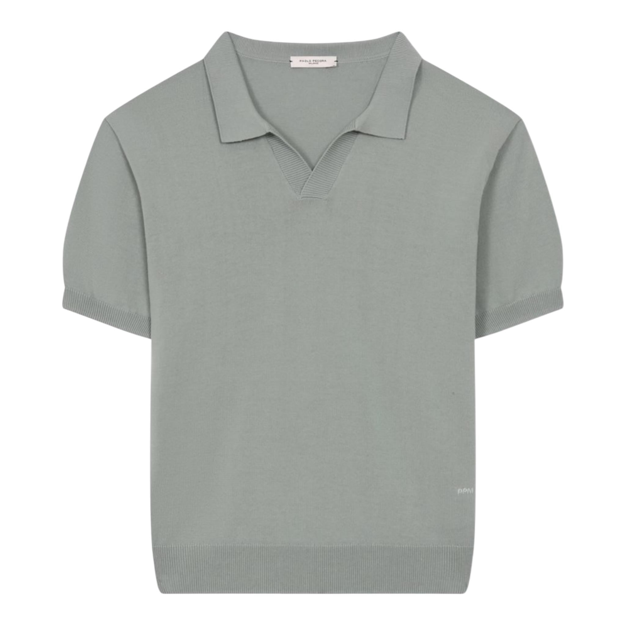 Paolo Pecora Polo Mezza Manica Tinta Unita per Bambino PP3982 VERDE PAOLO PECORA 