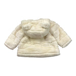 MOSCHINO pelliccia tinta unita con cappuccio Panna per Neonata MDS02I PANNA MOSCHINO 