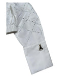 Patrizia Pepe Camicia Manica Lunga Tinta Unita con Brillantini per Bambina 7C0254 BIANCO PATRIZIA PEPE 