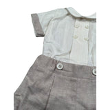 Pure Firenze Completo 2 Pezzi Camicia-Bermuda  per Neonato PC03308 BEIGE PURE FIRENZE 