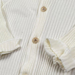 Babyvip Tutina Tinta Unita A Costine per Neonata RRHHR PANNA BABYVIP 