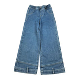 Gaelle Jeans tinta unita con Elastico In Vita Blu per Bambina 2745PD00530 BLU GAELLE 