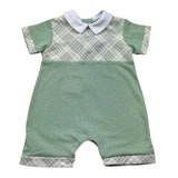 Isabel & Martinez Pagliaccetto Mezza Manica Tinta Unita per Neonato IM25N473 VERDE ISABEL & MARTINEZ 