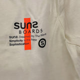 SUNS  shirt girocollo tinta unita con stampa Panna per Bambino TSS5302U PANNA SUNS 