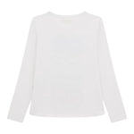 GUESS shirt girocollo tinta unita con stampa Bianco per Neonata K4YI06KAPO0X BIANCO GUESS 