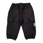 Please Pantalone Tinta Unita con Elastico In Vita per Neonato FJ19042B71 NERO PLEASE 