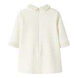 IL GUFO abito tinta unita con colletto pelliccia Bianco per Neonata A24VL579M4022 BIANCO IL GUFO 