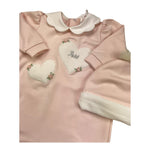 PETIT set tutina tinta unita manica lunga con cappello Rosa per Neonata S7116306 ROSA PETIT 