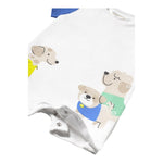 Mayoral Pagliaccetto Mezza Manica Tinta Unita con Maniche In Contrasto per Neonato PLGT BIANCO MAYORAL 