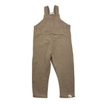 CALAMARO salopette tinta unita con logo Beige per Neonato 32466 BEIGE CALAMARO 