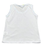 Mousse Canotta Tinta Unita con Stampa per Neonato DINOBEACHHN BIANCO MOUSSE 