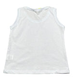 Mousse Canotta Tinta Unita con Stampa per Neonato DINOBEACHHN BIANCO MOUSSE 