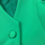 Petit Posh Gilet Tinta Unita per Bambina GFBS25028GLX VERDE PETIT POSH 