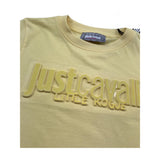 Just Cavalli T-Shirt Girocollo Tinta Unita con Stampa per Bambino JGP26014TS GIALLO JUST CAVALLI 