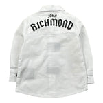 John Richmond Camicia tinta unita con Stampa Bianco per Neonato RIA2308CA BIANCO JOHN RICHMOND 